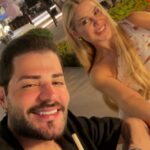 Guilherme, da dupla com Benuto, e Flaviana compartilham momentos da lua de mel em destinos paradisíacos